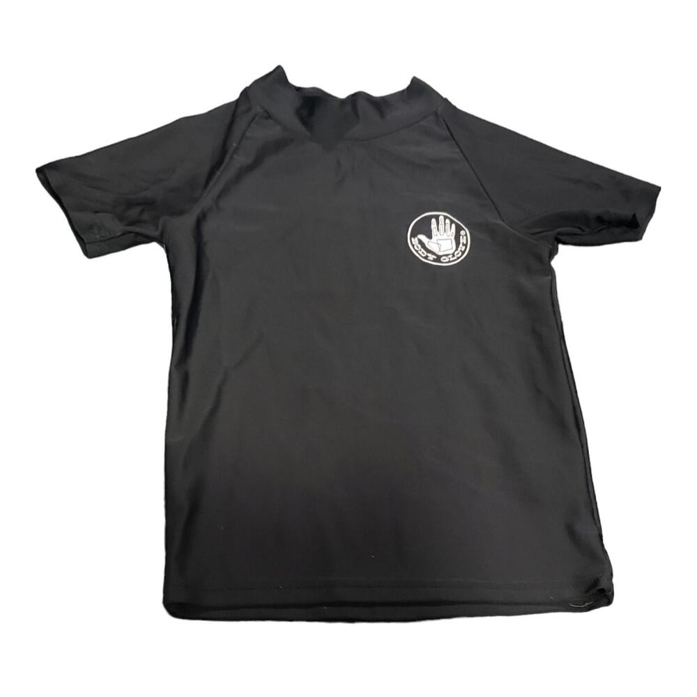 Body Glove Black Short Sleeved Swim Rash Guard UPF 50+ Sun Protection Swim Shirt